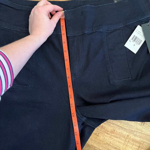 NWT Kut from the Kloth Isabel Flare Jeans 18 Dark Wash Stretch Denim Trouser - Picture 13 of 15